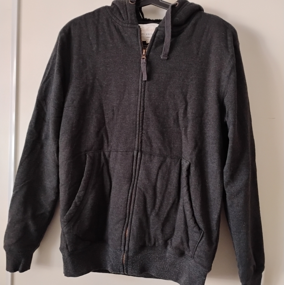 Weatherproof Men's Charcoal Zip-Up Sweater